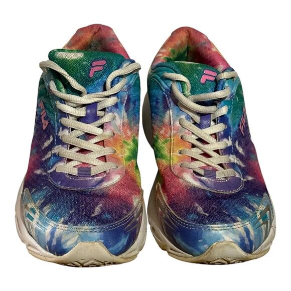 Fila Tie Dye Chunky Sneakers Women's Size 8 Multicolor 5LM00679-661 - Picture 3 of 8